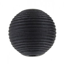 Holzperlen 8mm 16mm lined Black
